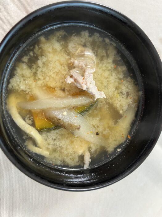 かぼちゃの豚汁